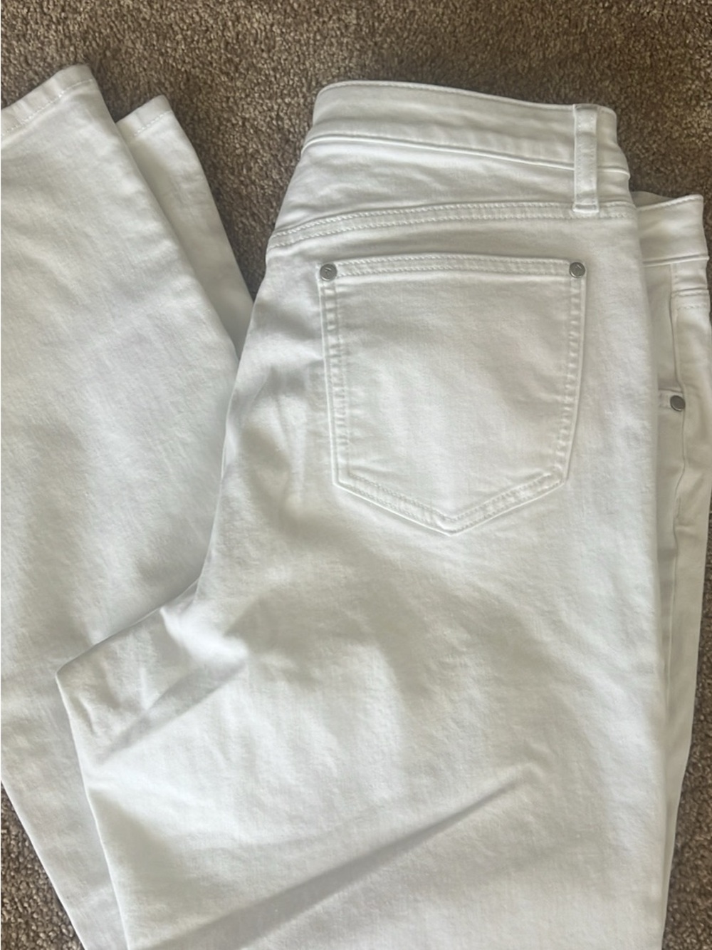 Simply Vera Vera Wang White High-Rise Women's Jeans